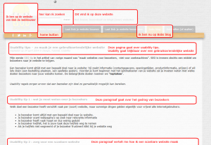 Usability tips : de onderdelen van de navigatie