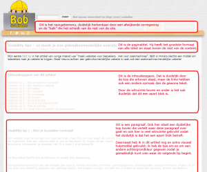 Usability tips : visuele hierarchie