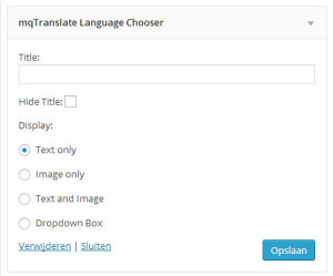 mqtranslate language chooser