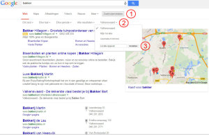 hoe hoog sta ik in google lokale zoekresultaten