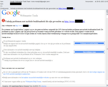 mail google mobiel