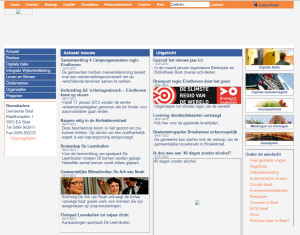 een website die is ingericht vanuit de organisatie, niet vanuit de toptaken