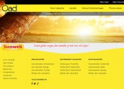 Een gele achtergrond voor je website is erg heftig