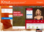 rood wordt geassocieerd met de liefde en passie, en wordt dan ook veel gebruikt op dating websites
