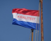 kwaliteit hoog in het vaandel