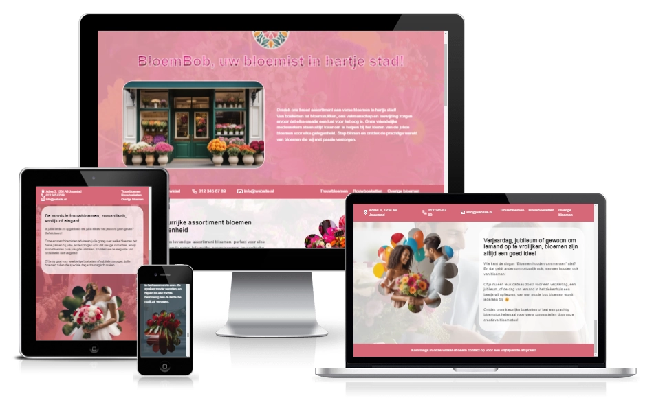 Bob Budget Website bloemenwinkel
