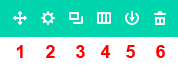 divi visual builder icoontjes
